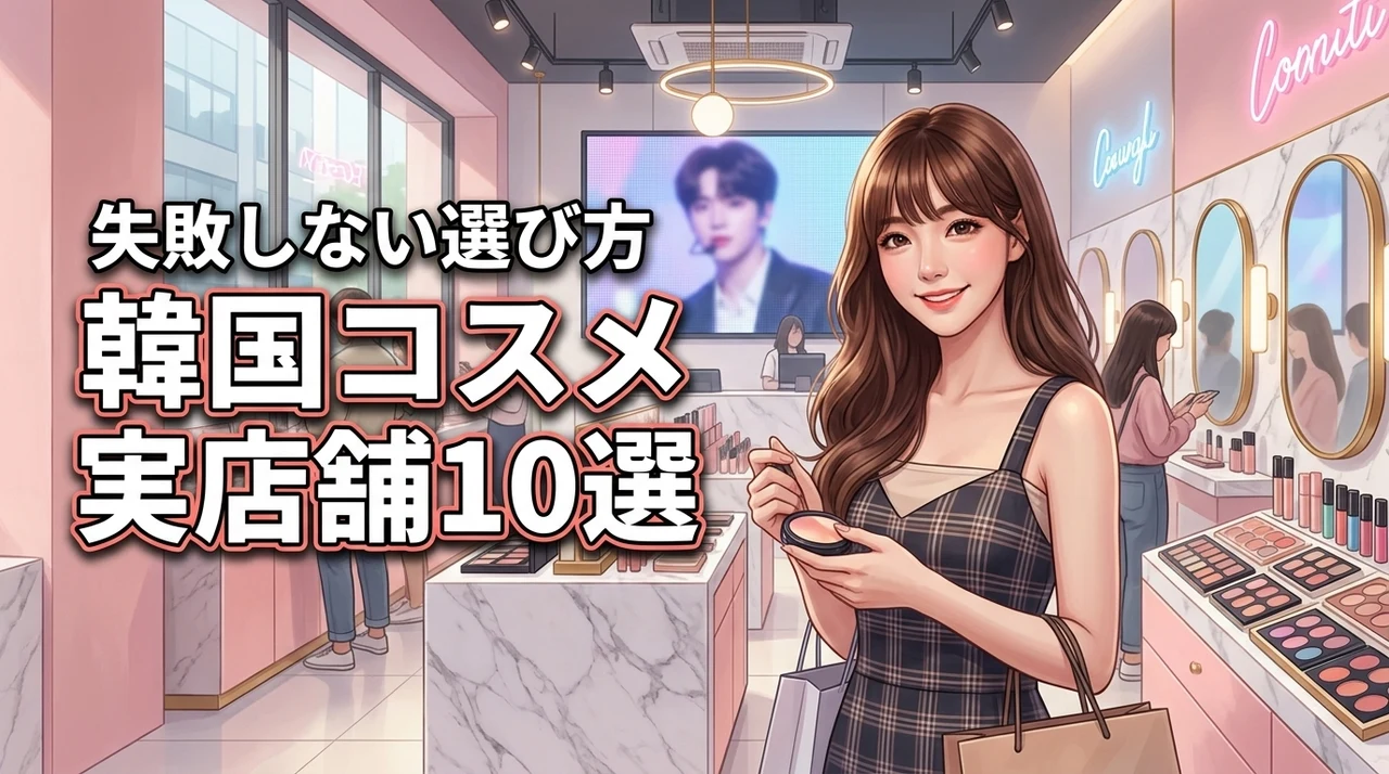 韓国コスメの実店舗はどこにある？人気ブランド10選と失敗しない選び方のコツ