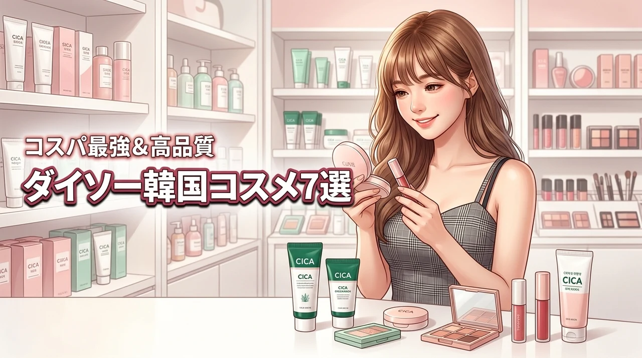 【コスパ最強】韓国コスメはダイソーで賢く選ぶ！安くて高品質な7選を紹介