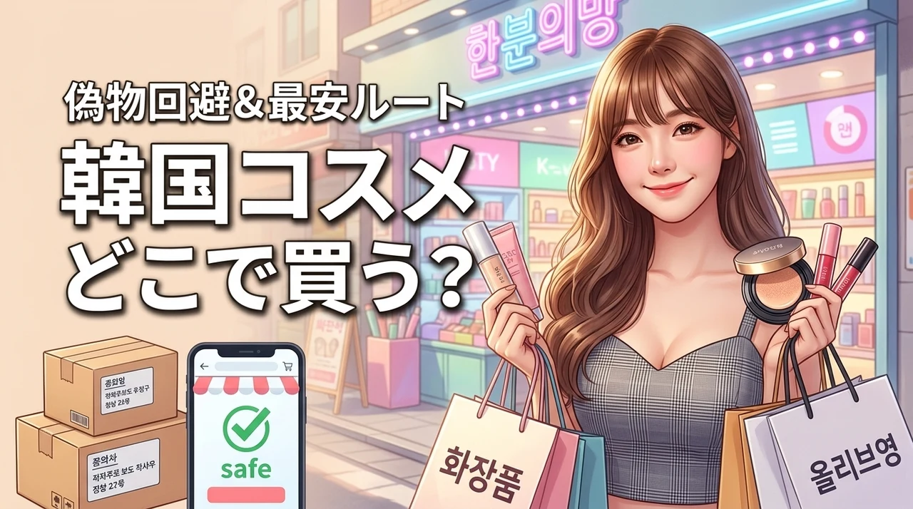 韓国コスメはどこで買う？偽物を避けて安く安全に手に入れる最新購入ルート