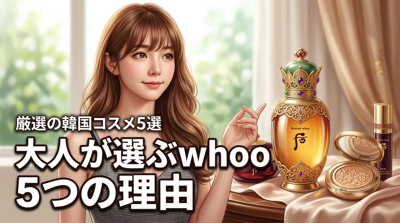 韓国コスメwhoo（ドフー）が大人に選ばれる5つの理由とおすすめアイテム5選