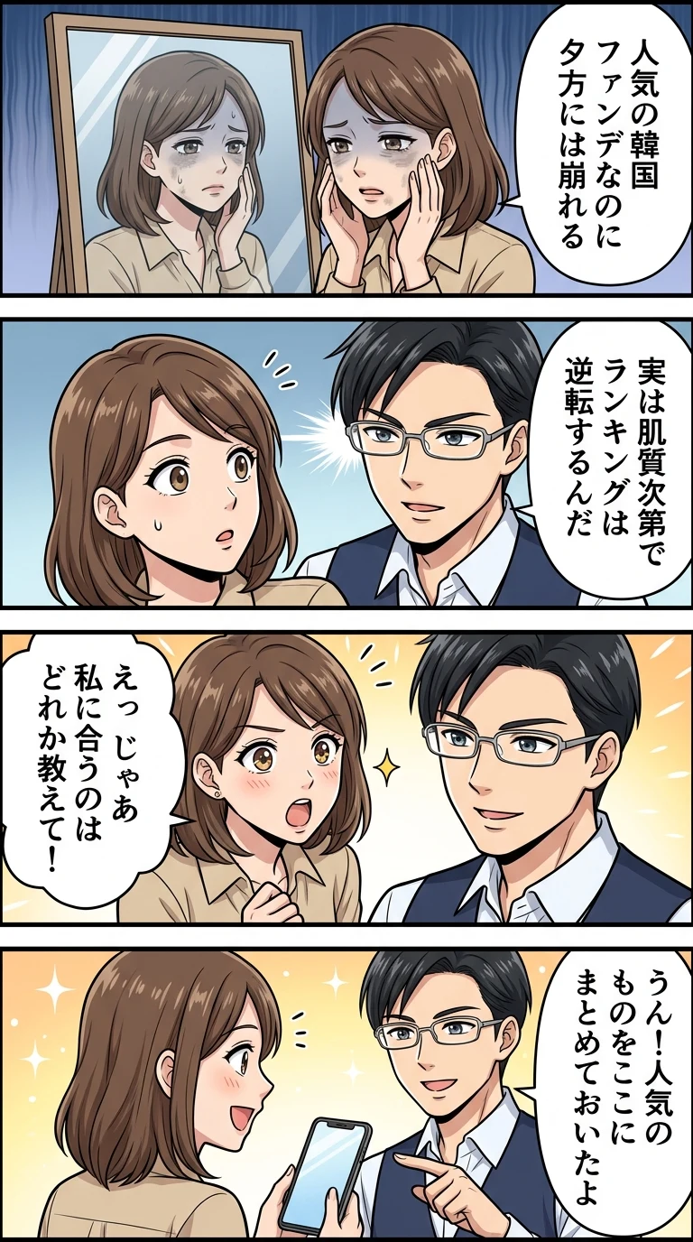 韓国コスメ ランキング ファンデーション