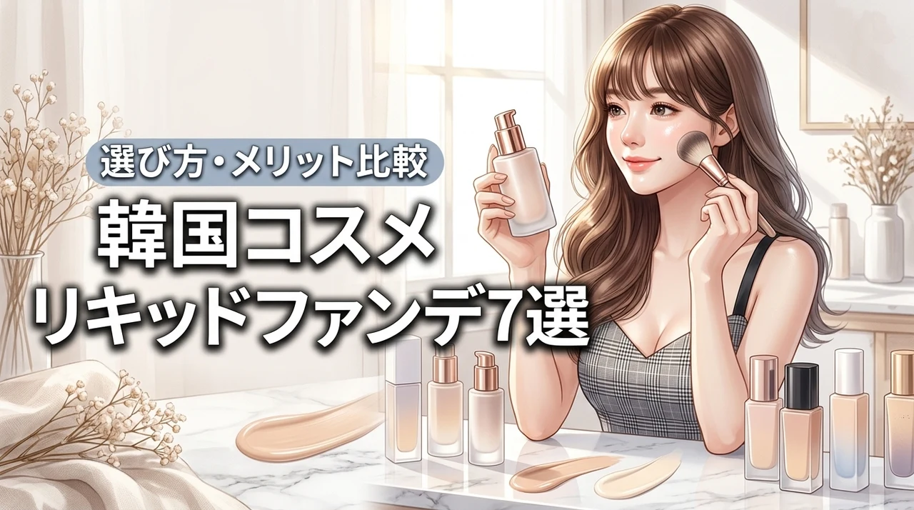 韓国コスメのリキッドファンデーションおすすめ7選！選び方やメリットを徹底比較