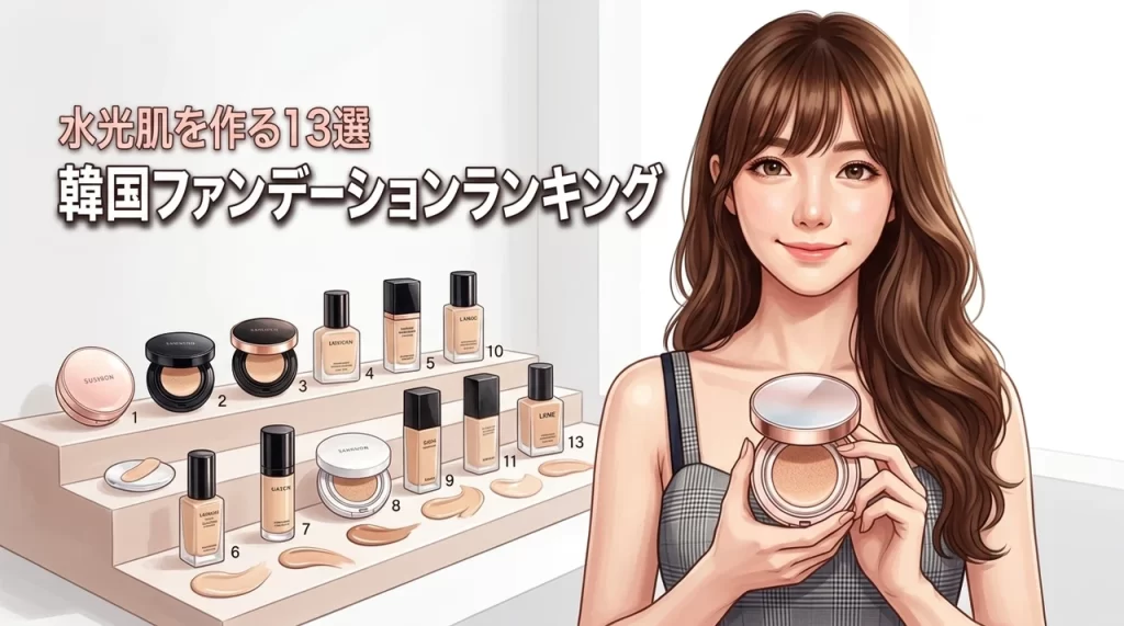 韓国コスメでファンデーションのランキング決定版！憧れの水光肌を作るおすすめ13選