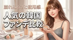 韓国コスメのファンデーションで人気の種類はどれ？崩れにくさや使用感を比較！