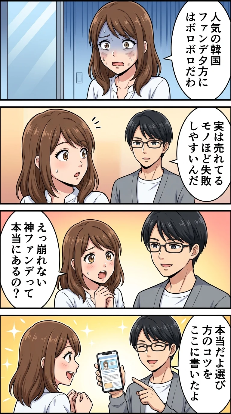 韓国コスメ ファンデーション 人気