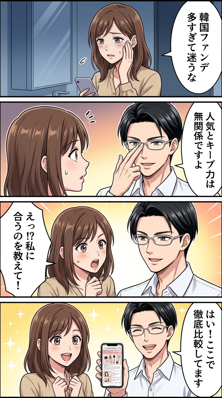 韓国コスメ おすすめ ファンデーション