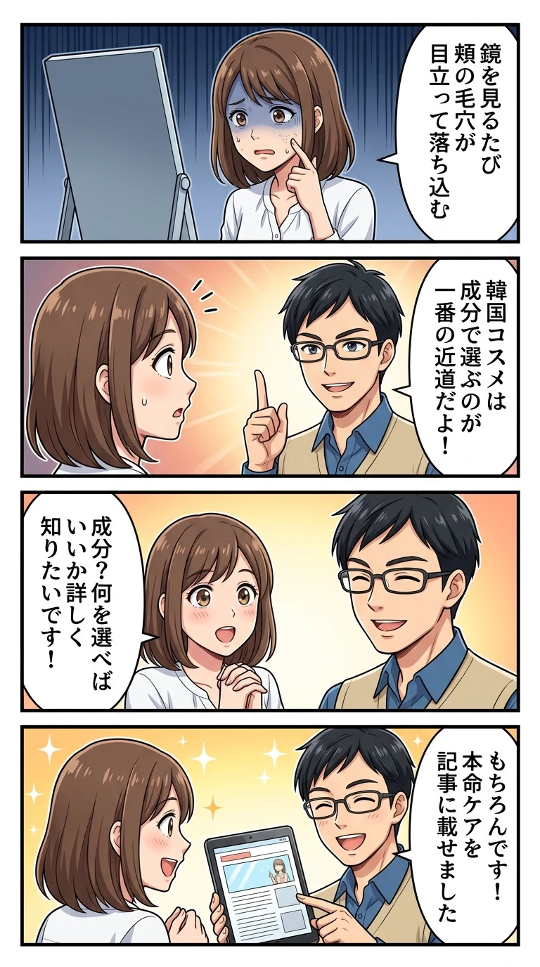 韓国コスメ 40代 毛穴