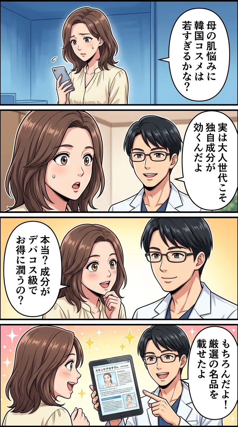 韓国コスメ エイジングケア 50代 化粧水