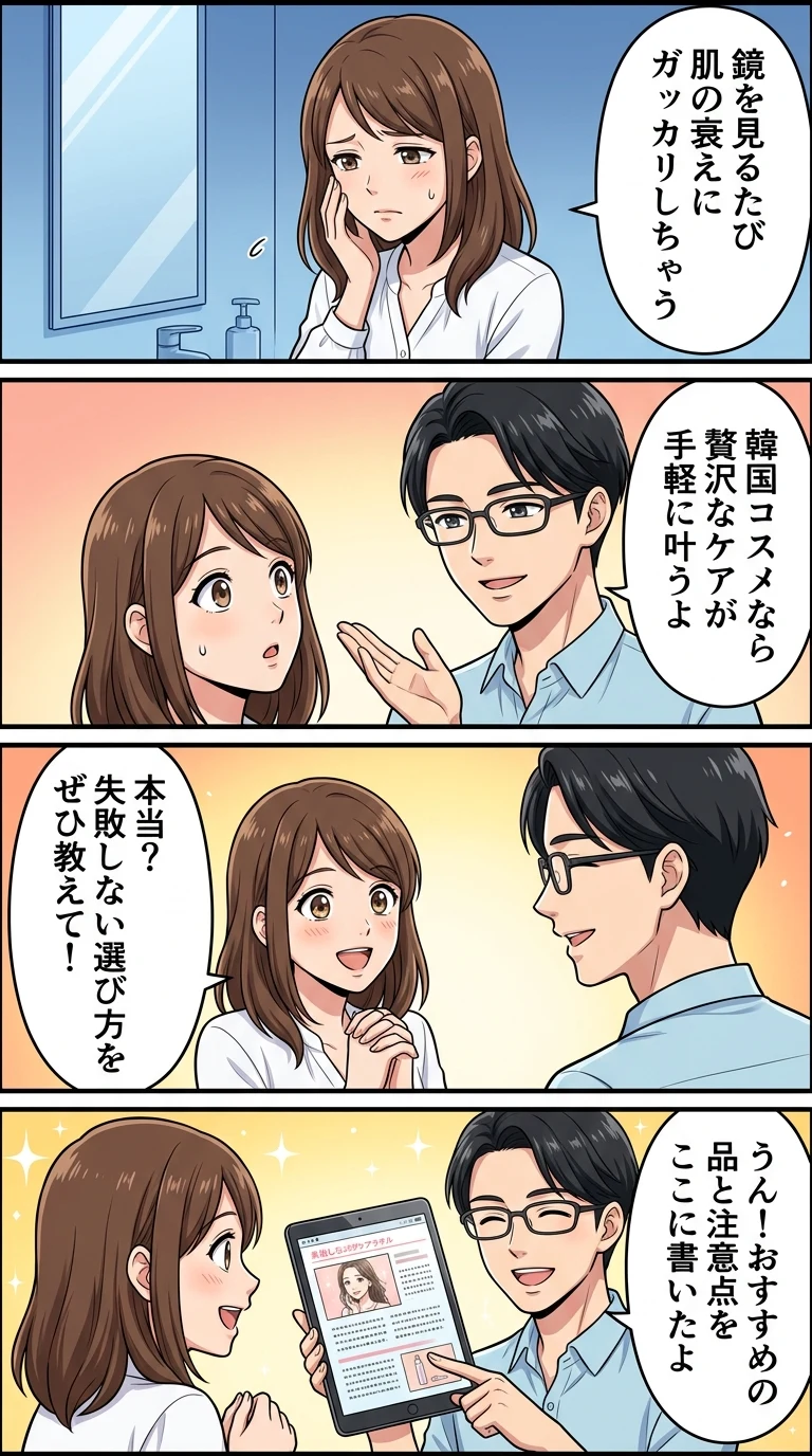 韓国コスメ エイジングケア 60代
