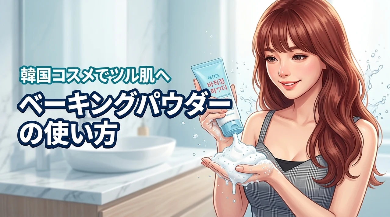 ツルツル肌への近道！韓国コスメのベーキングパウダーの使い方の正解を詳しく解説