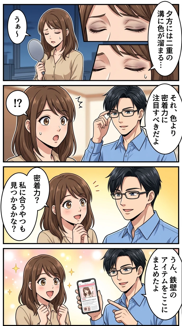 韓国コスメ アイシャドウ 崩れない