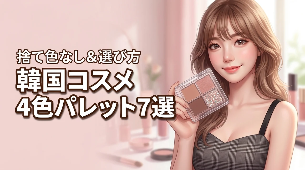 韓国コスメの4色アイシャドウおすすめ7選！捨て色なしの人気パレットと選び方を伝授