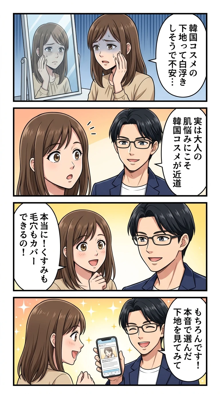 韓国コスメ 40代 下地