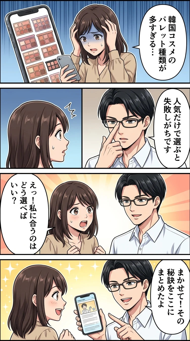 韓国コスメ 9色パレット