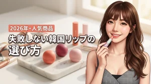唇のガサガサに！韓国コスメのリップクリームで失敗しない選び方と人気商品を紹介（記事のアイキャッチ画像）