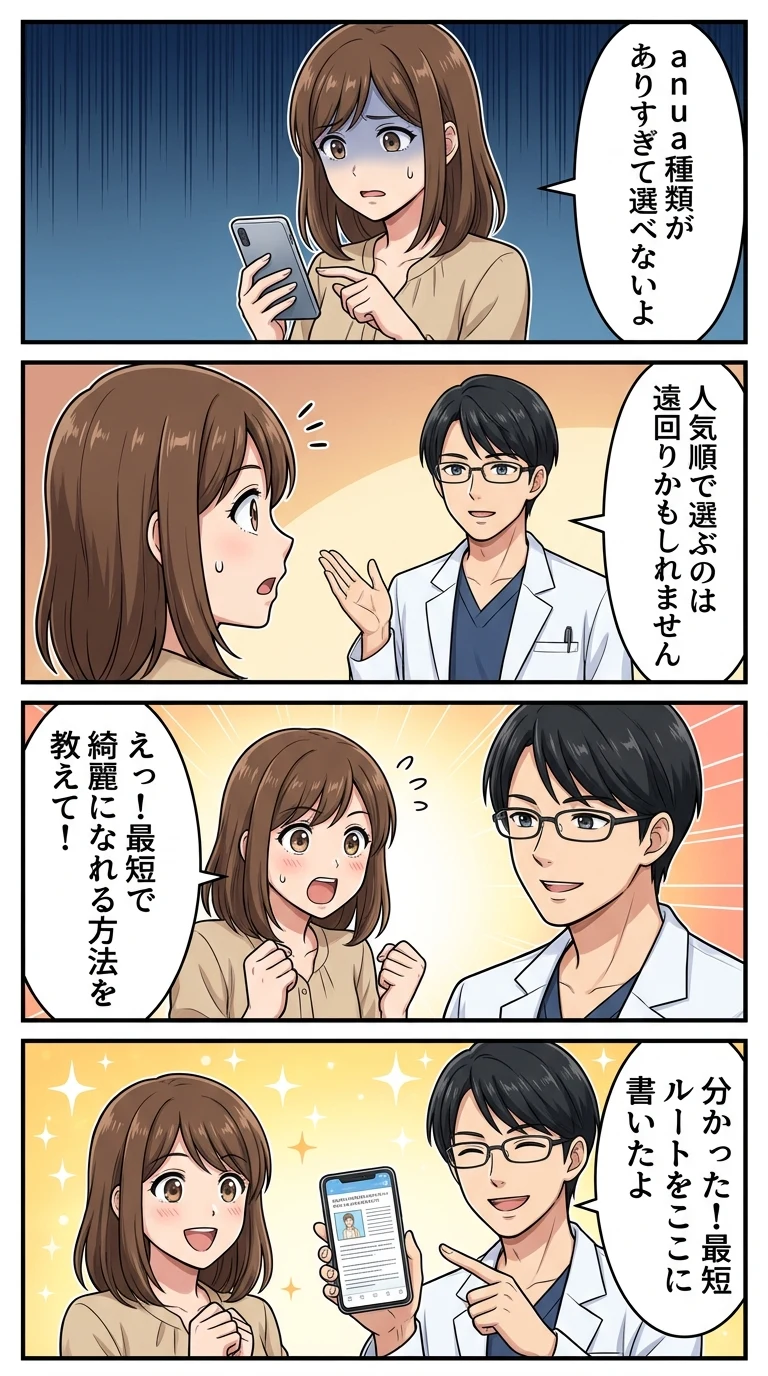 韓国コスメ anua
