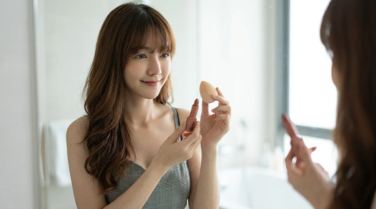 韓国コスメdintoを使って実感した5つのメリットをイメージした写真風の画像