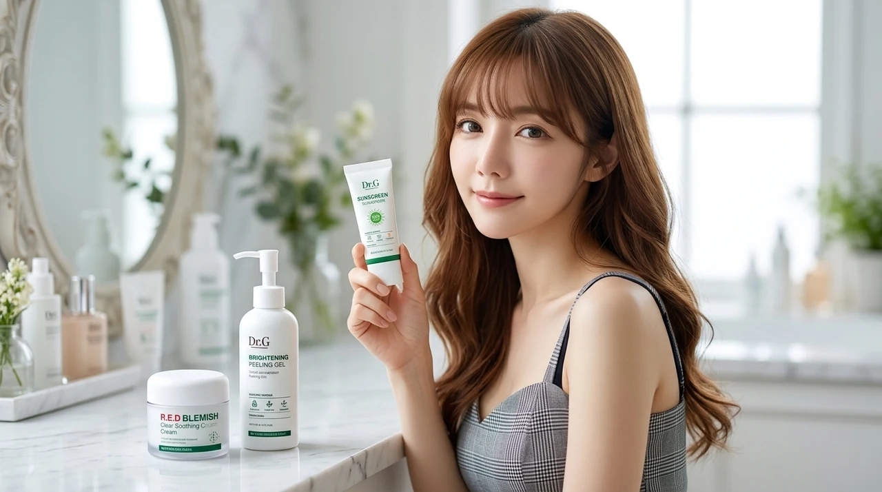 韓国コスメで人気のドクターgのおすすめ商品ランキング6選をイメージした写真風の画像