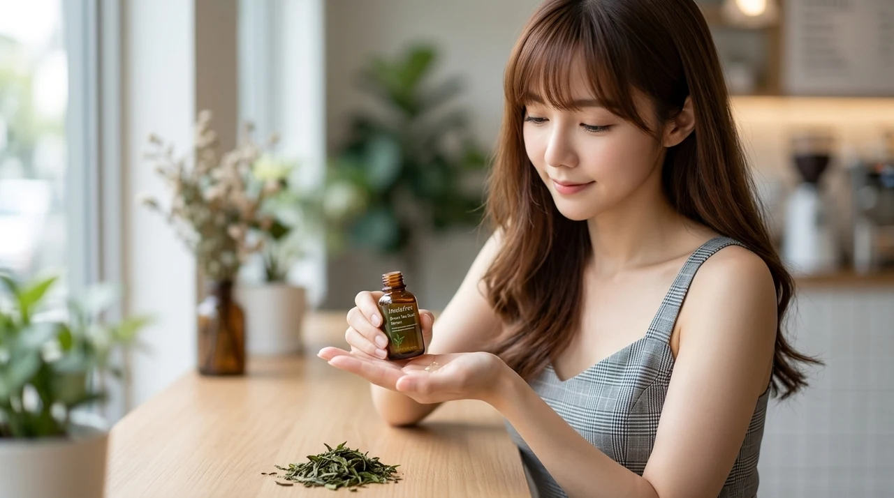 イニスフリーのスキンケアを愛用して感じる5つのメリットをイメージした写真風の画像