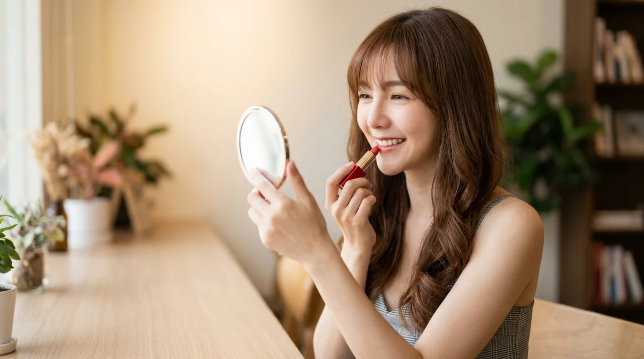 韓国リップスティックを使う5つのメリット最新トレンドもをイメージした写真風の画像
