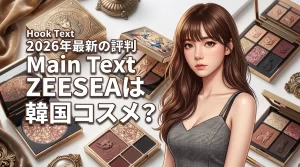 韓国コスメと間違われるzeeseaの正体は？人気の理由や評判、販売店を調査した（記事のアイキャッチ画像）